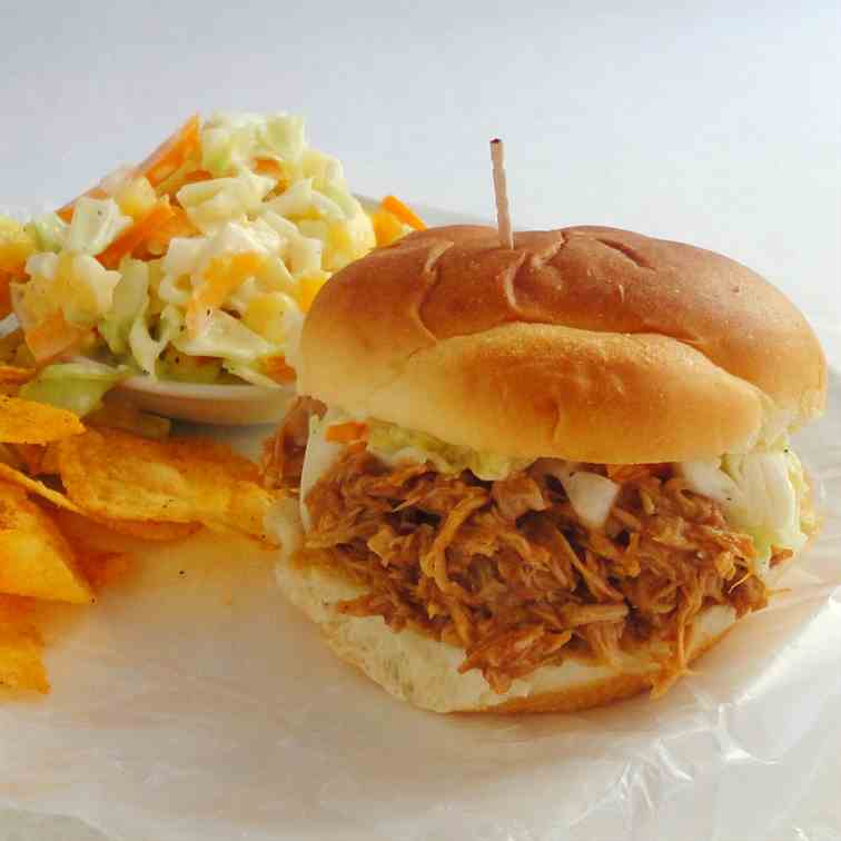 Slow Cooker Bbq Chicken Sliders