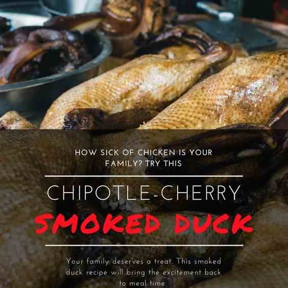 Chipotle Cherry Smoked Duck