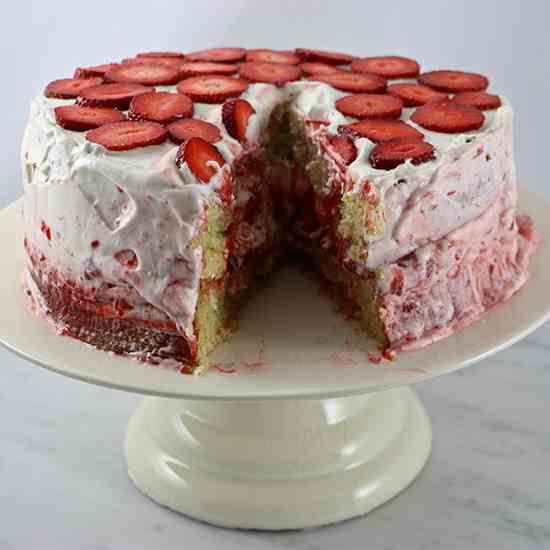 Strawberry Lemon Cake (GF)