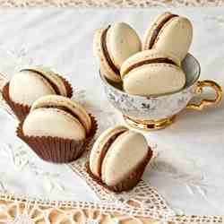 Wattleseed Frangelico Macarons