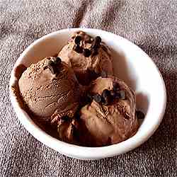 Eggless Chocolate Ice Cream