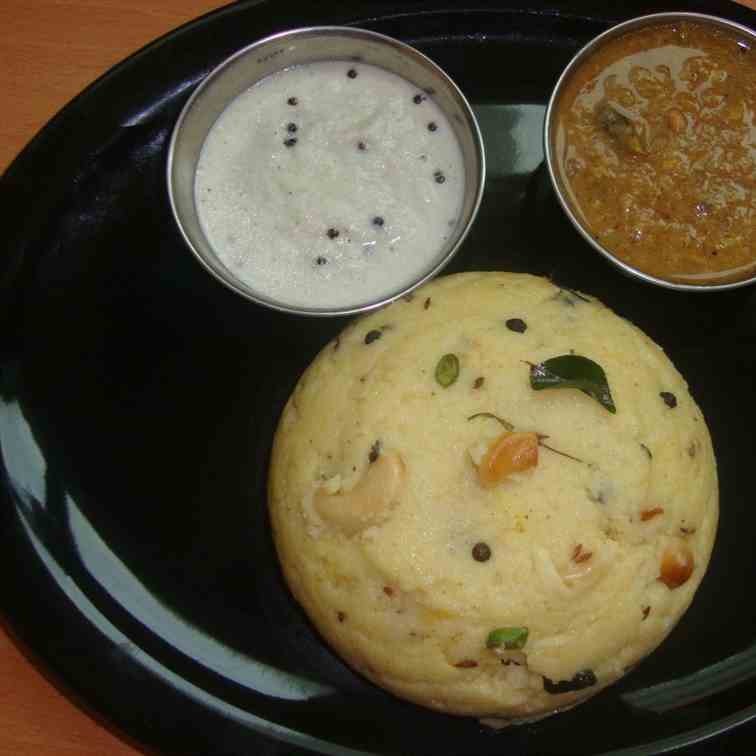 Rava Pongal Recipe