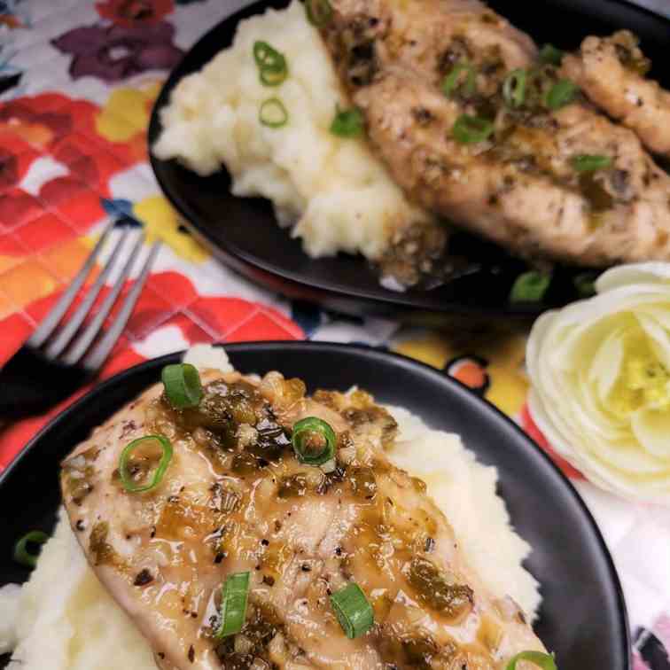 Pressure Cooker Jalapeno Honey Chicken w-G