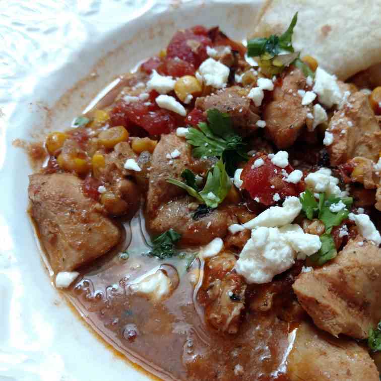 Slow Cooker Chipotle Chicken Stew