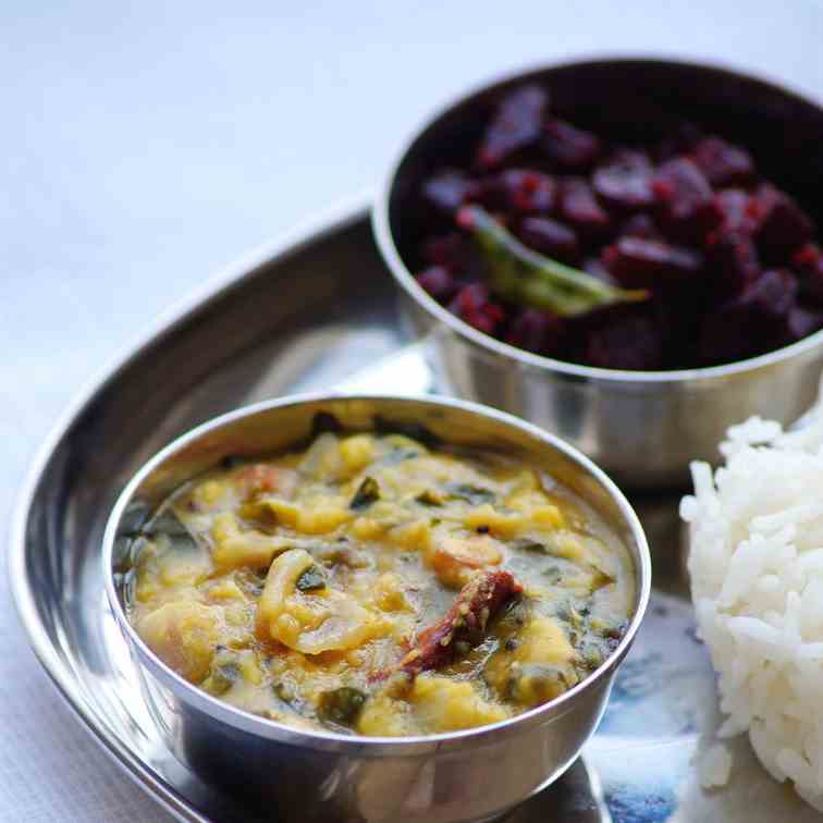 South Indian Methi Dal Recipe