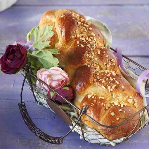 Brioches with orange and hazelnuts