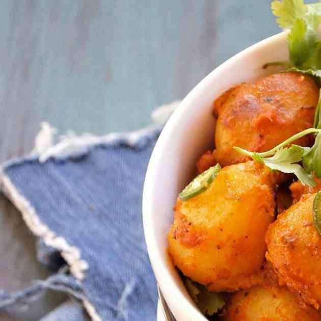 Lasaniya Batata Recipe