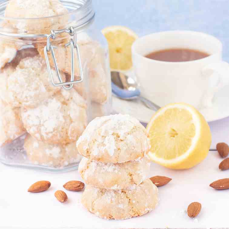 Lemon Amaretti Biscuits