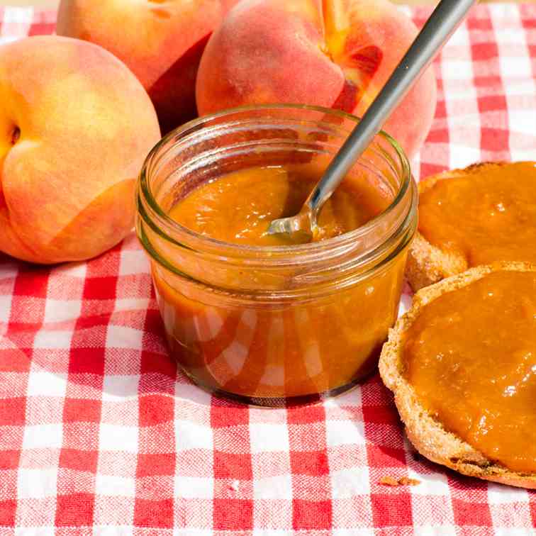 Rum Spiced Peach Butter