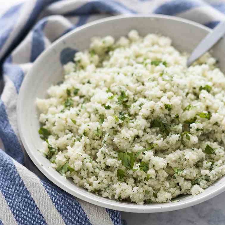 Cilantro Lime Cauliflower Rice