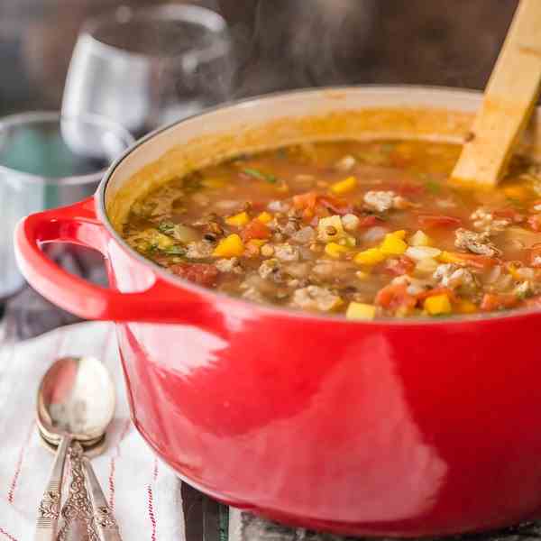 Sausage and Lentil Soup