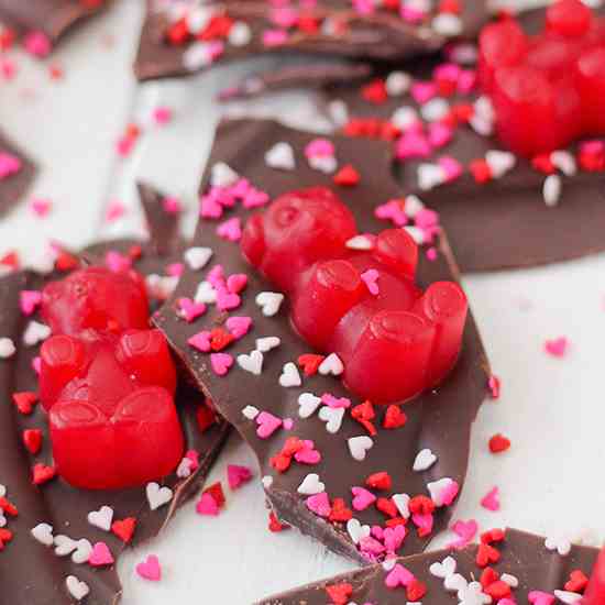 Valentine's Day Chocolate Bark