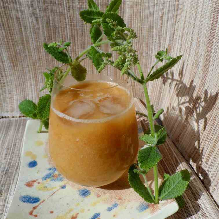 Persimmon Matcha Grapefruit Smoothie