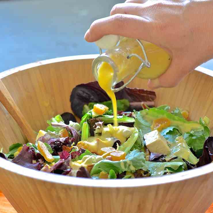 Smoked Tofu - Apricot Salad