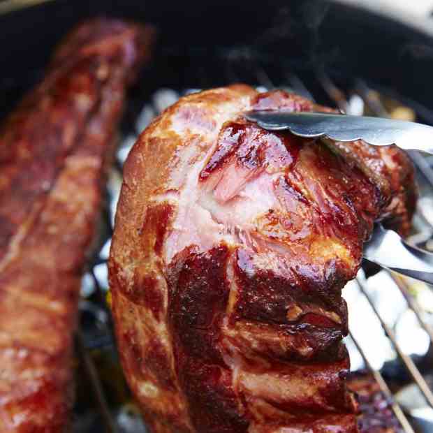 Smoked baby back ribs