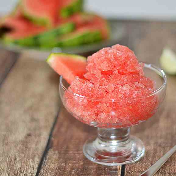 3 Ingredient Watermelon Granita