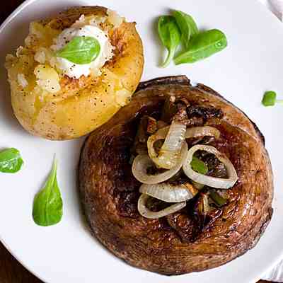 Grilled Portobello Steaks (Vegan)