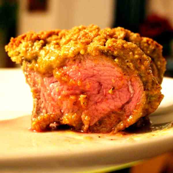 Lamb Rack with Pistachio Crust