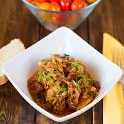 Braised Cabbage with Bacon