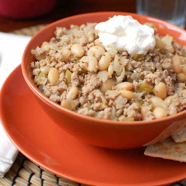 White Bean Turkey Chili