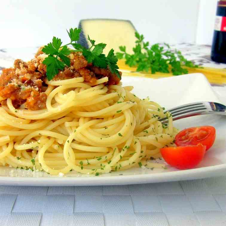 Spaghetti Bolognese sauce