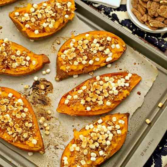 Loaded Sweet Potato Skins