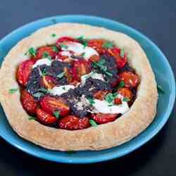 Tomato and Tapenade Tart