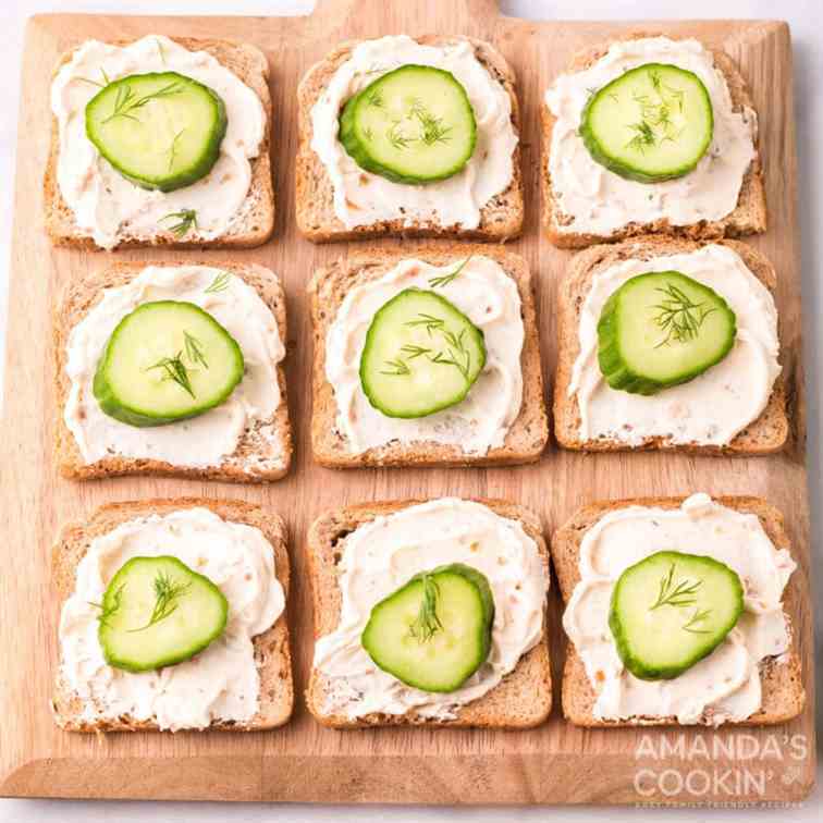 Mini Cucumber Sandwiches