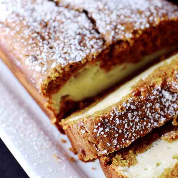 Cream Cheese Filled Pumpkin Bread