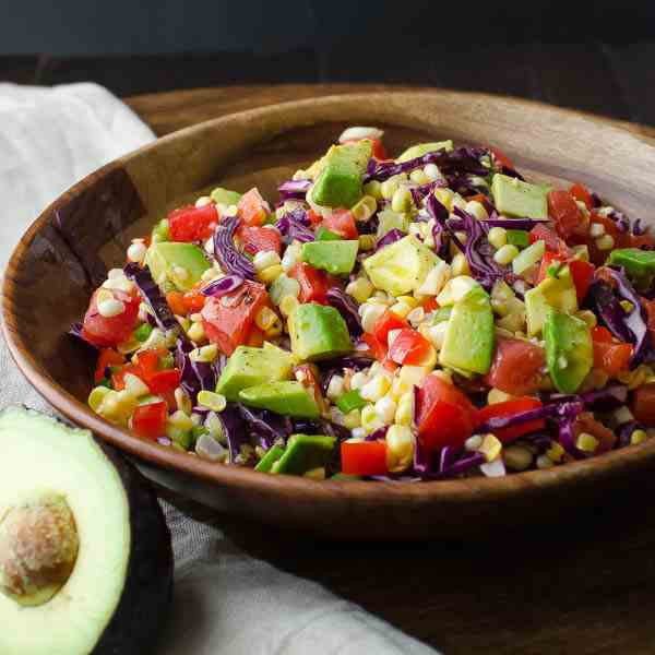 Fresh Corn and Avocado Salad