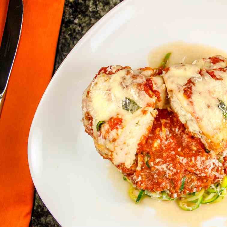 Lasagna Stuffed Chicken