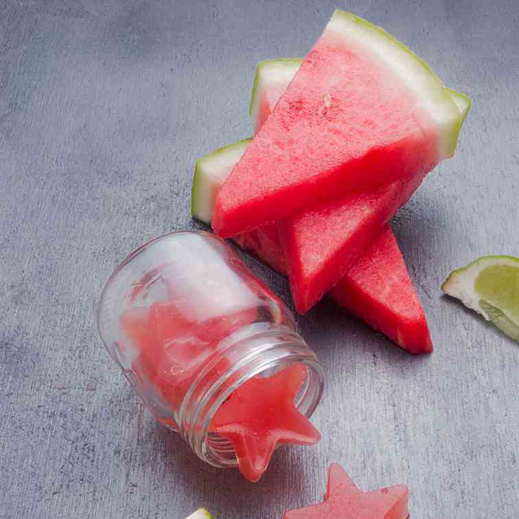 Healthier Watermelon Gummy Shots