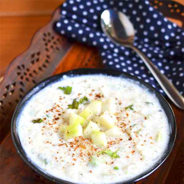 Cucumber (Kheera) Raita