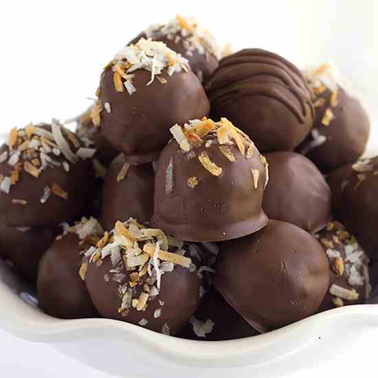 German Chocolate Truffles