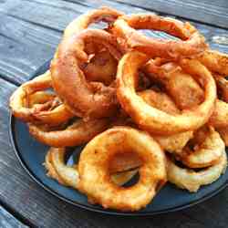 Beer Batter Fried Onion Rings