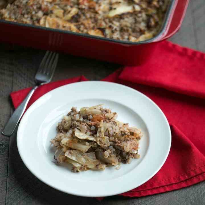 Unstuffed Cabbage Roll Bake