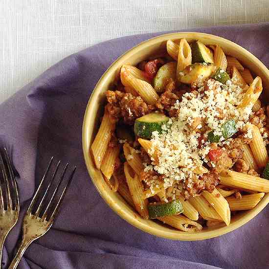 Sausage & Panko Pasta