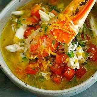 Ceviche de Cangrejo (Crab Ceviche)