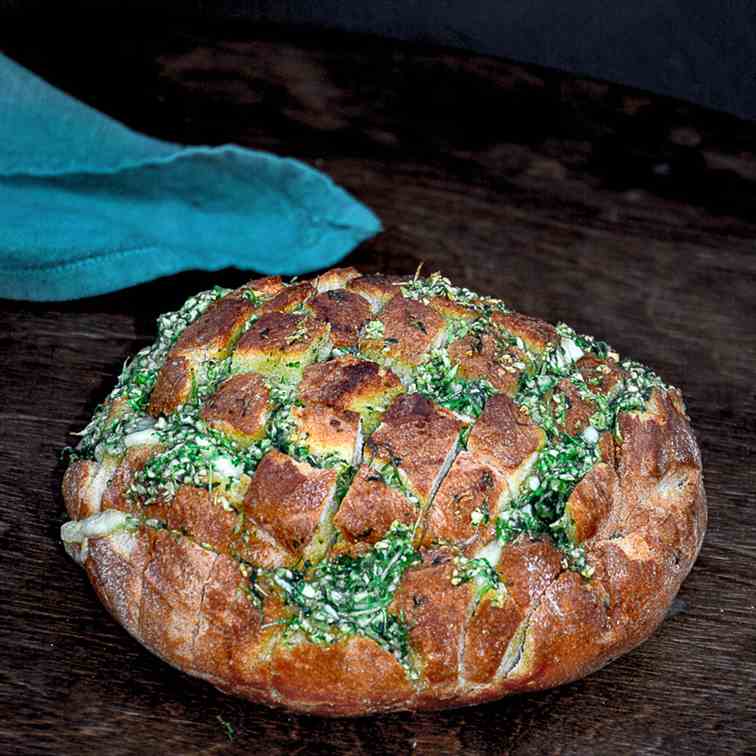 Pull Apart Garlic Parsley Bread