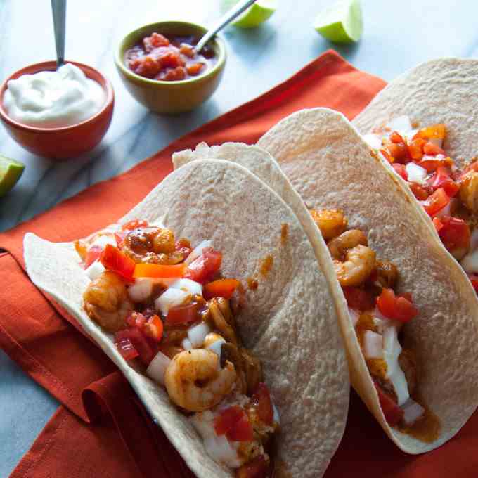 Sweet and Smoky Shrimp Tacos