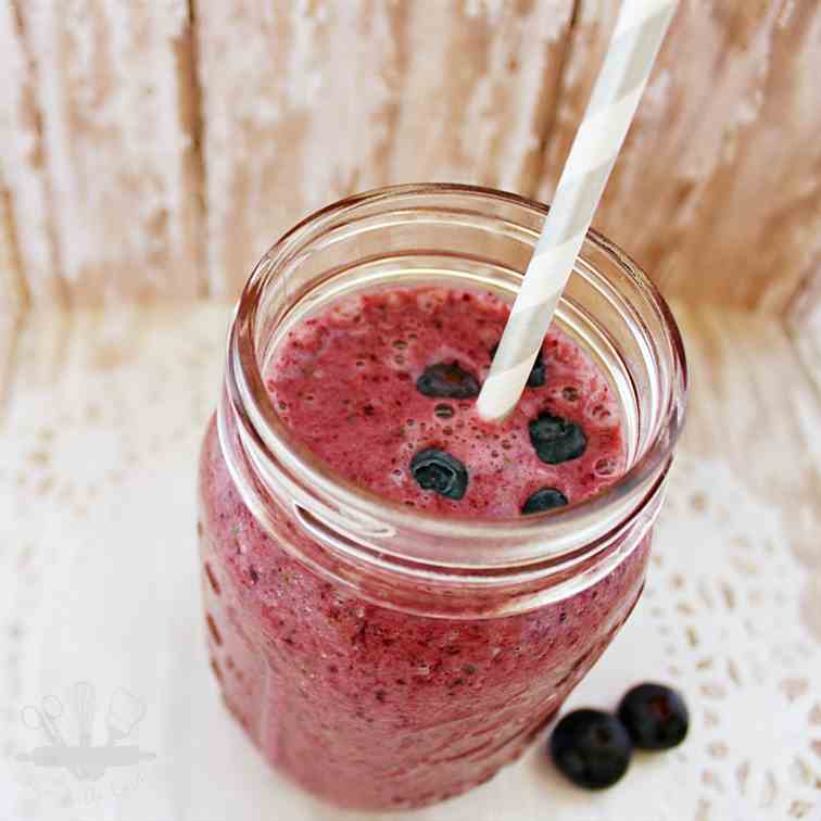 Blueberry Peach Smoothie