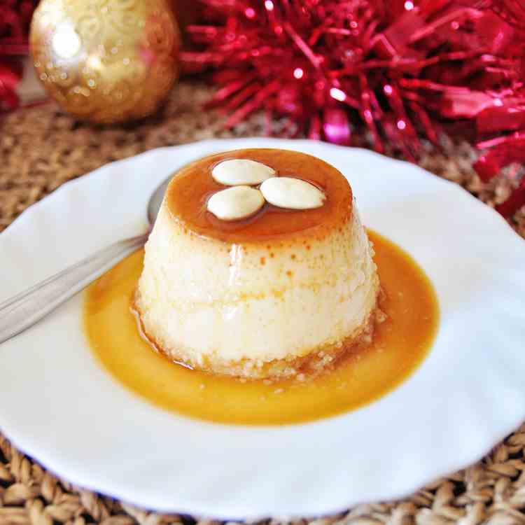 Classic Spanish Almond Flan