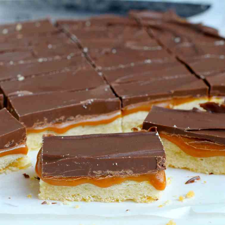 Homemade Twix Bars