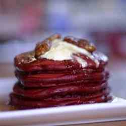 Red Velvet Pancakes