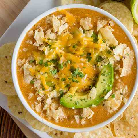 Chicken Enchilada Soup In The Instant Pot