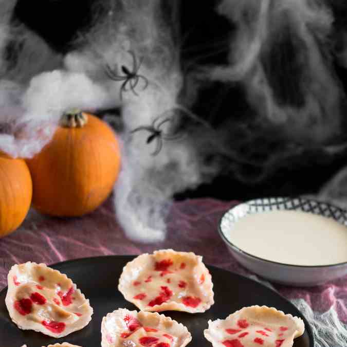 Halloween Dessert Pumpkin Ravioli 