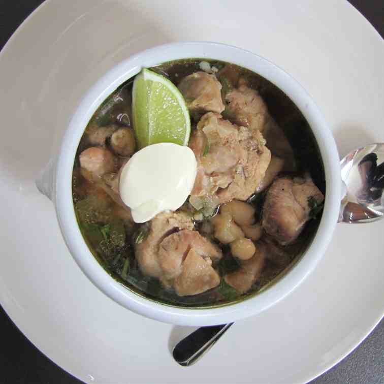 White chili chicken