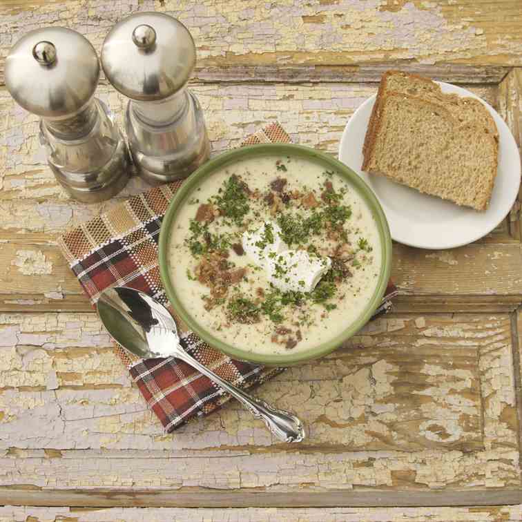 Potato Leek Soup With A Twist