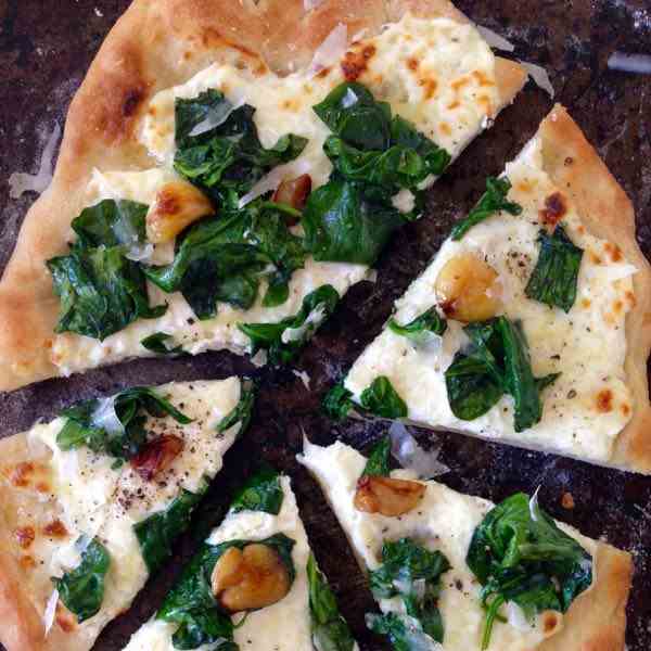 Ricotta Spinach Pizza