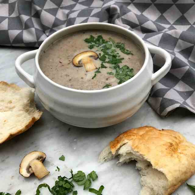 Mushroom and Chestnut Soup